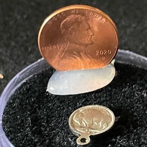 Vintage miniature buffalo nickel charm